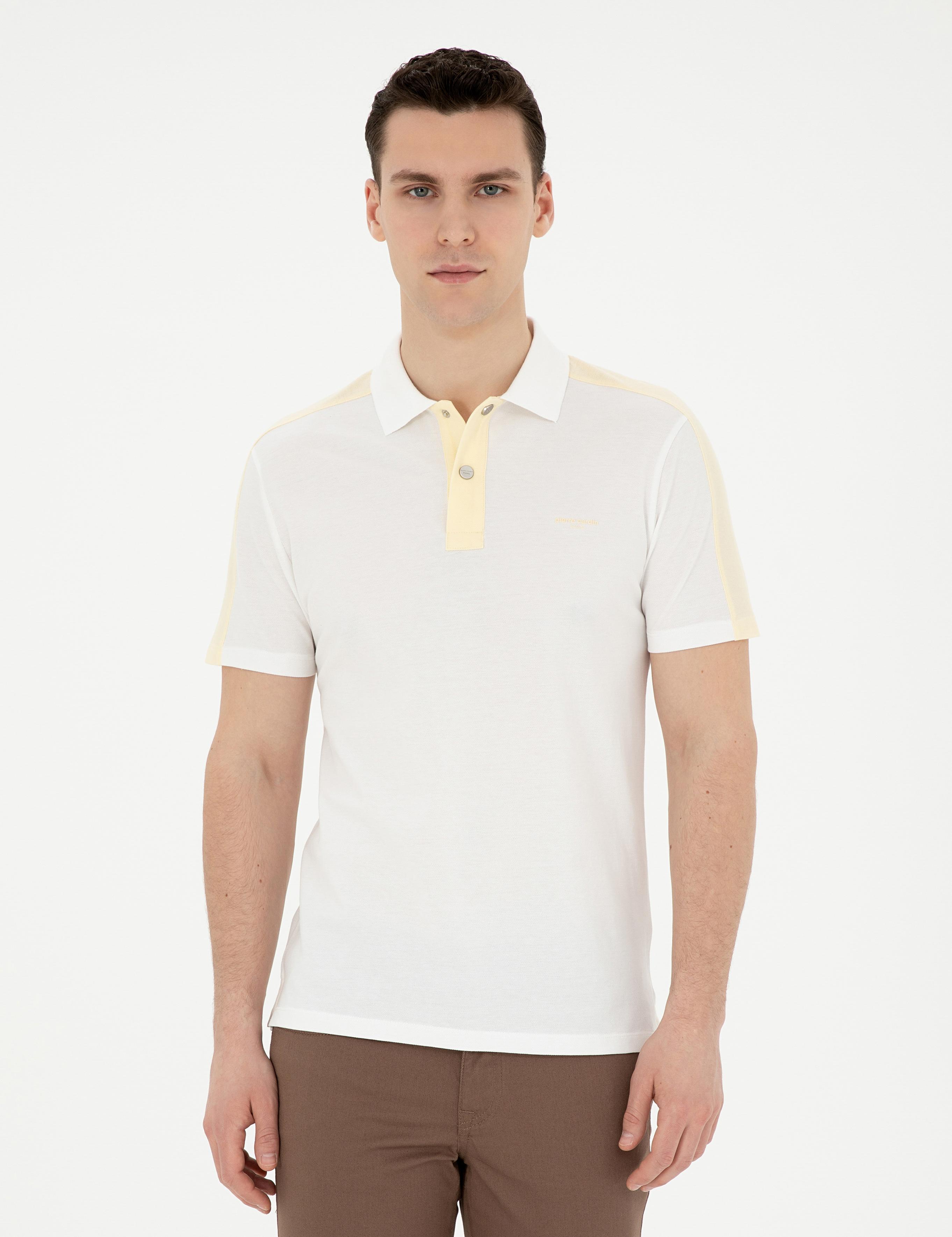 Krem Slim Fit Tişört