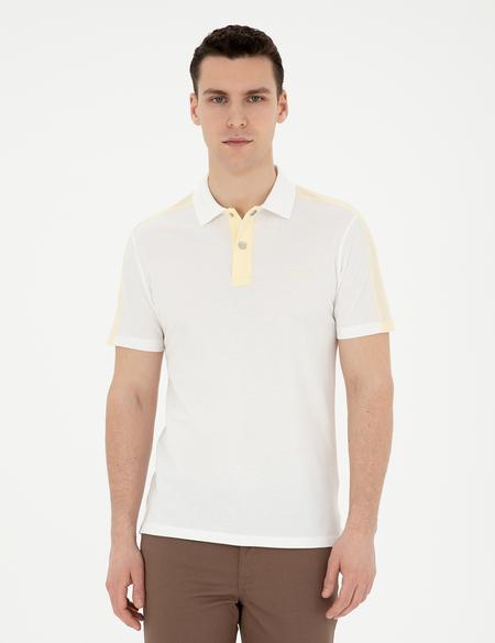 Krem Slim Fit Tişört - 50282048061