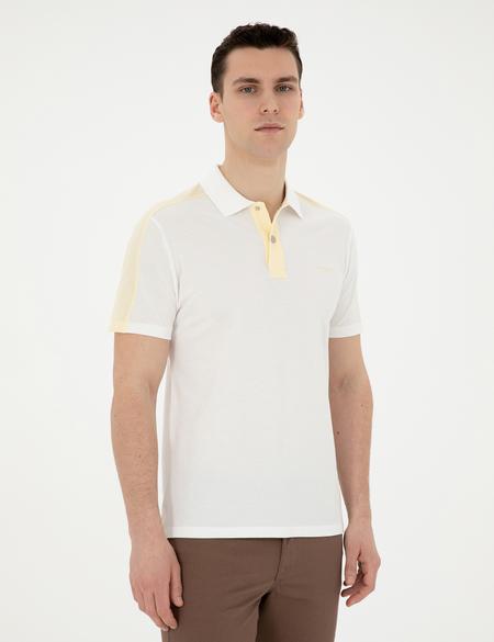 Krem Slim Fit Tişört - 50282048061