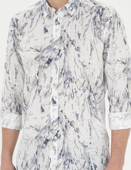 Açık Mavi Regular Fit Uzun Kollu Gömlek - 50284239007