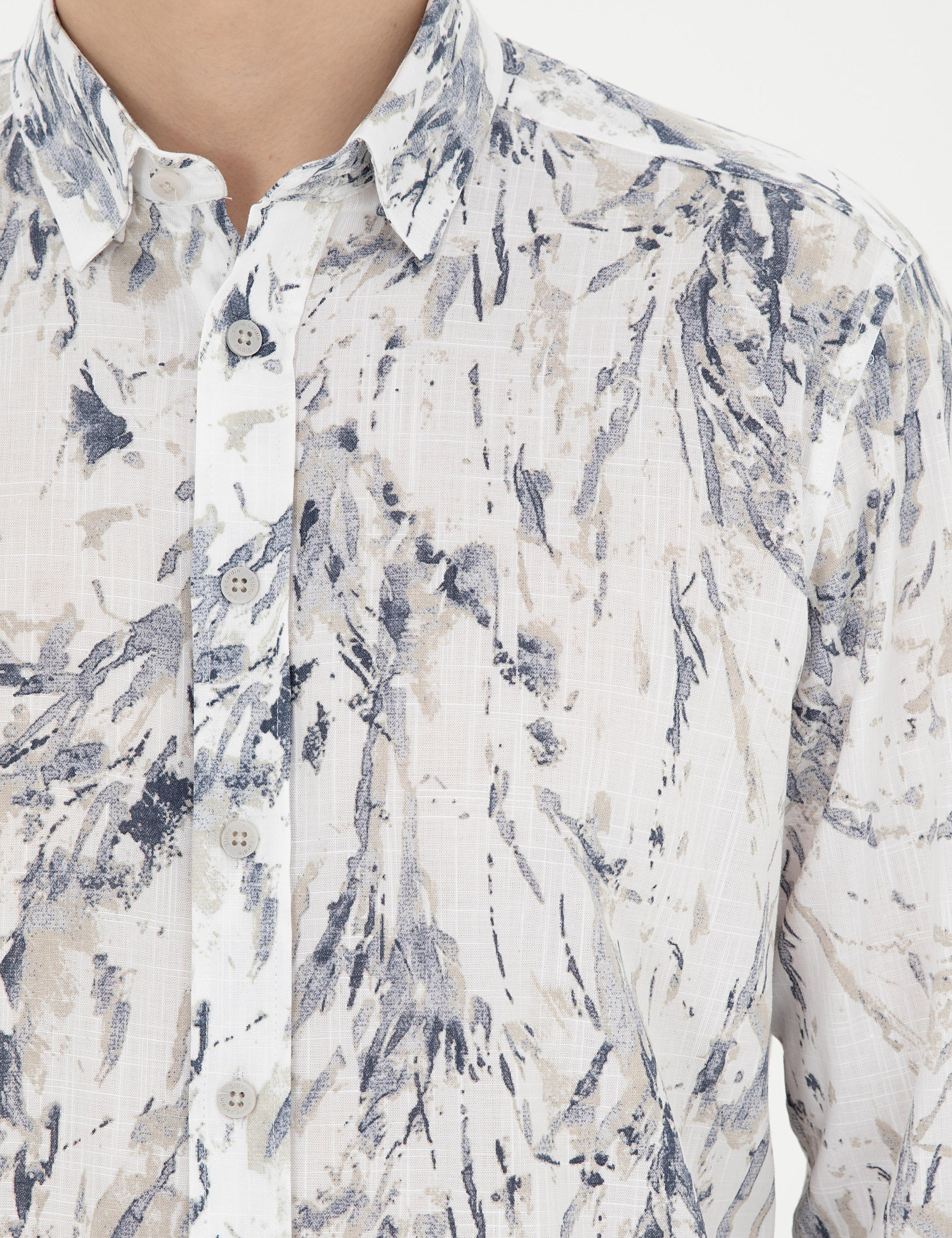 Açık Mavi Regular Fit Uzun Kollu Gömlek