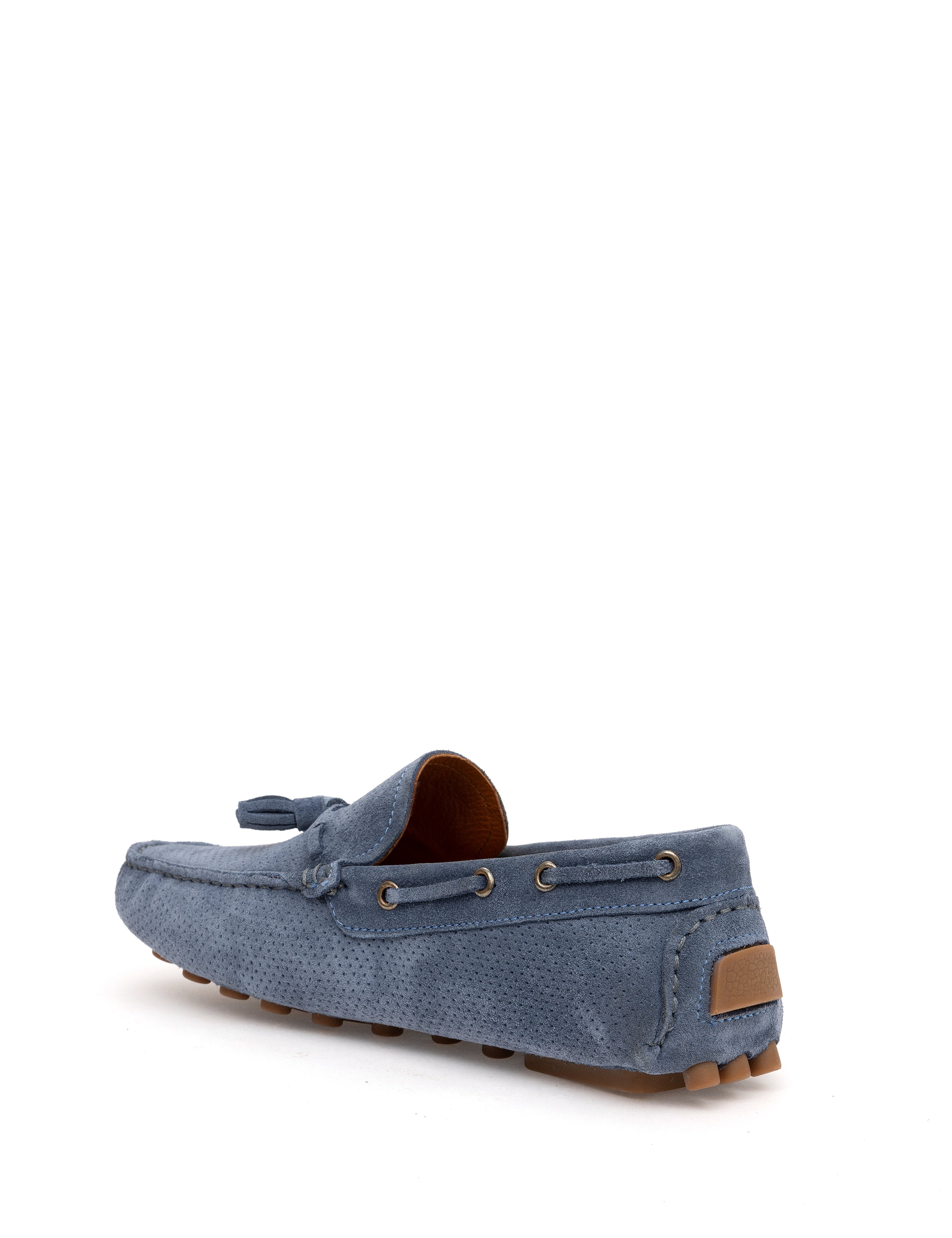 İndigo %100 Deri Loafer Ayakkabı - Image 3