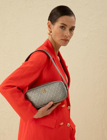 Gümüş Omuz Çantası - 50297691005