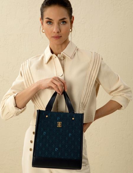 Denim Omuz Çantası - 50297606004