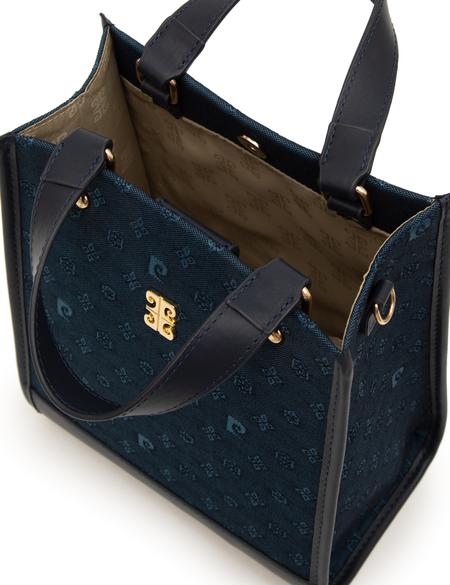 Denim Omuz Çantası - 50297606004