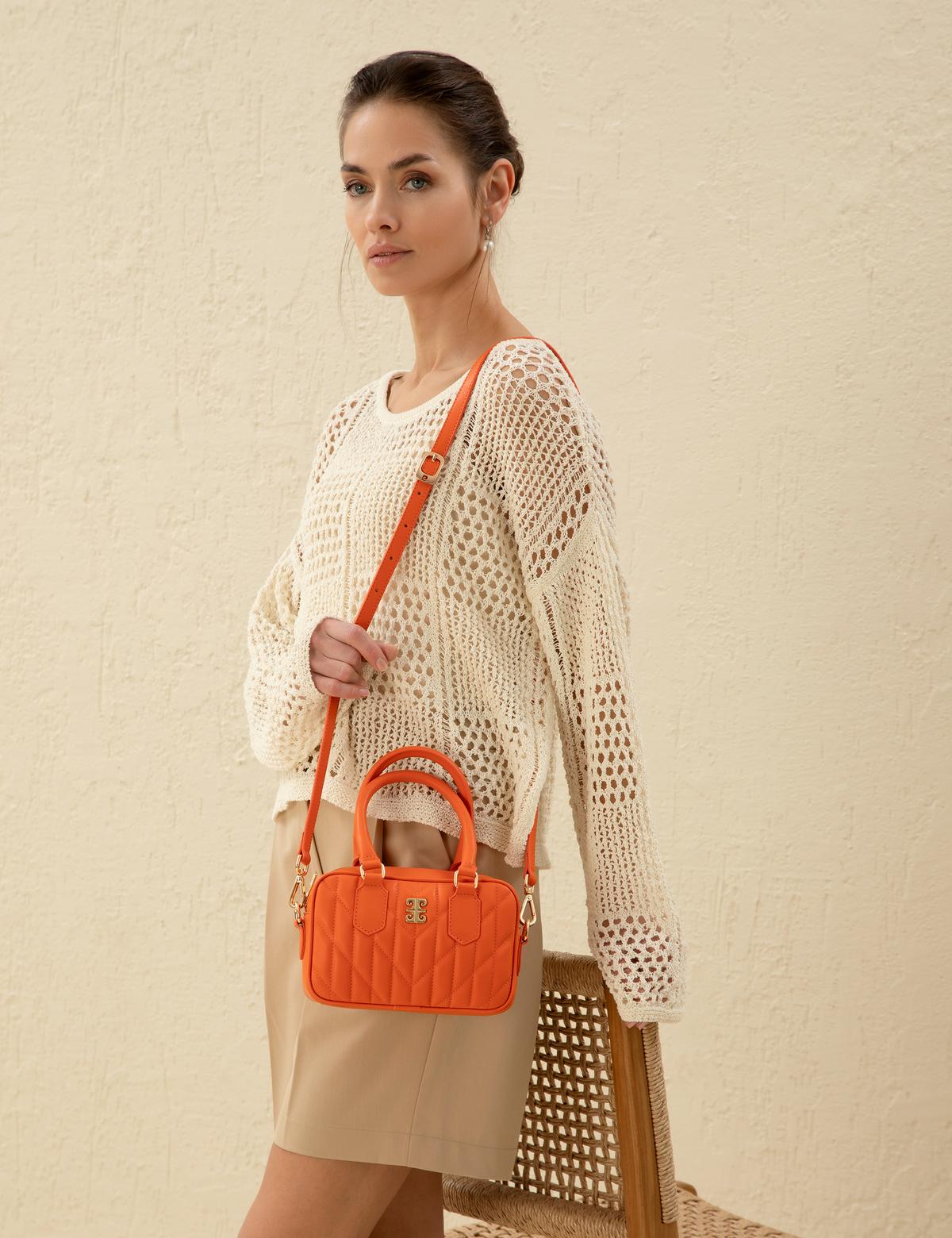 Turuncu Çapraz Çanta