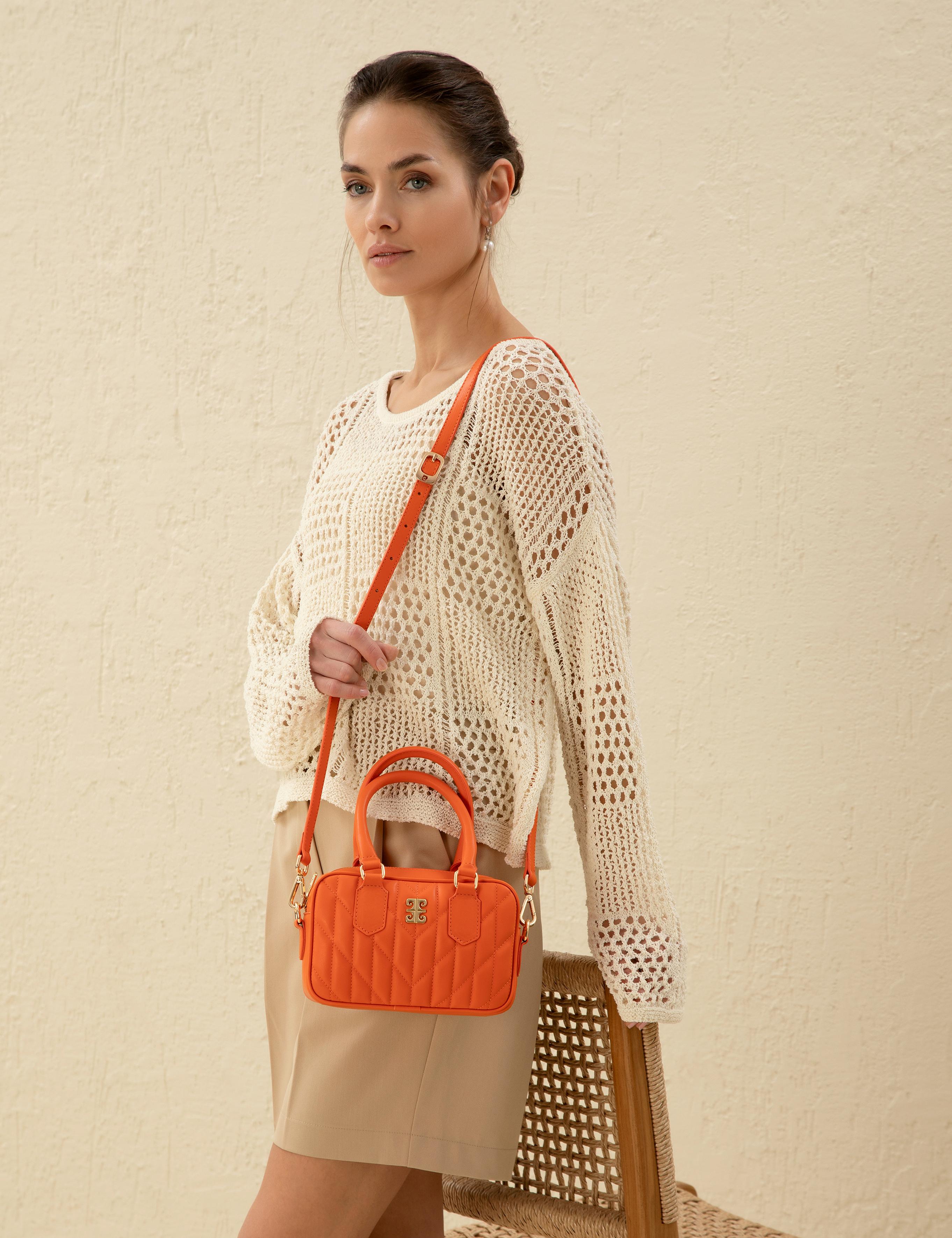 Turuncu Çapraz Çanta