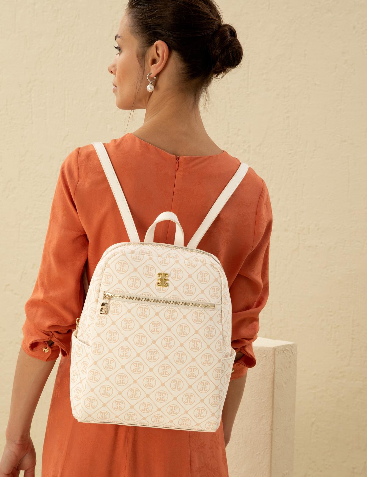 Ekru Sırt Çantası - 50297731005