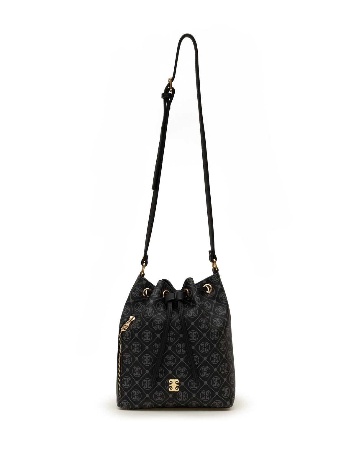 Siyah Büzgülü Çanta - 50297738001