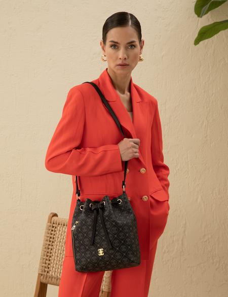 Siyah Büzgülü Çanta - 50297738001