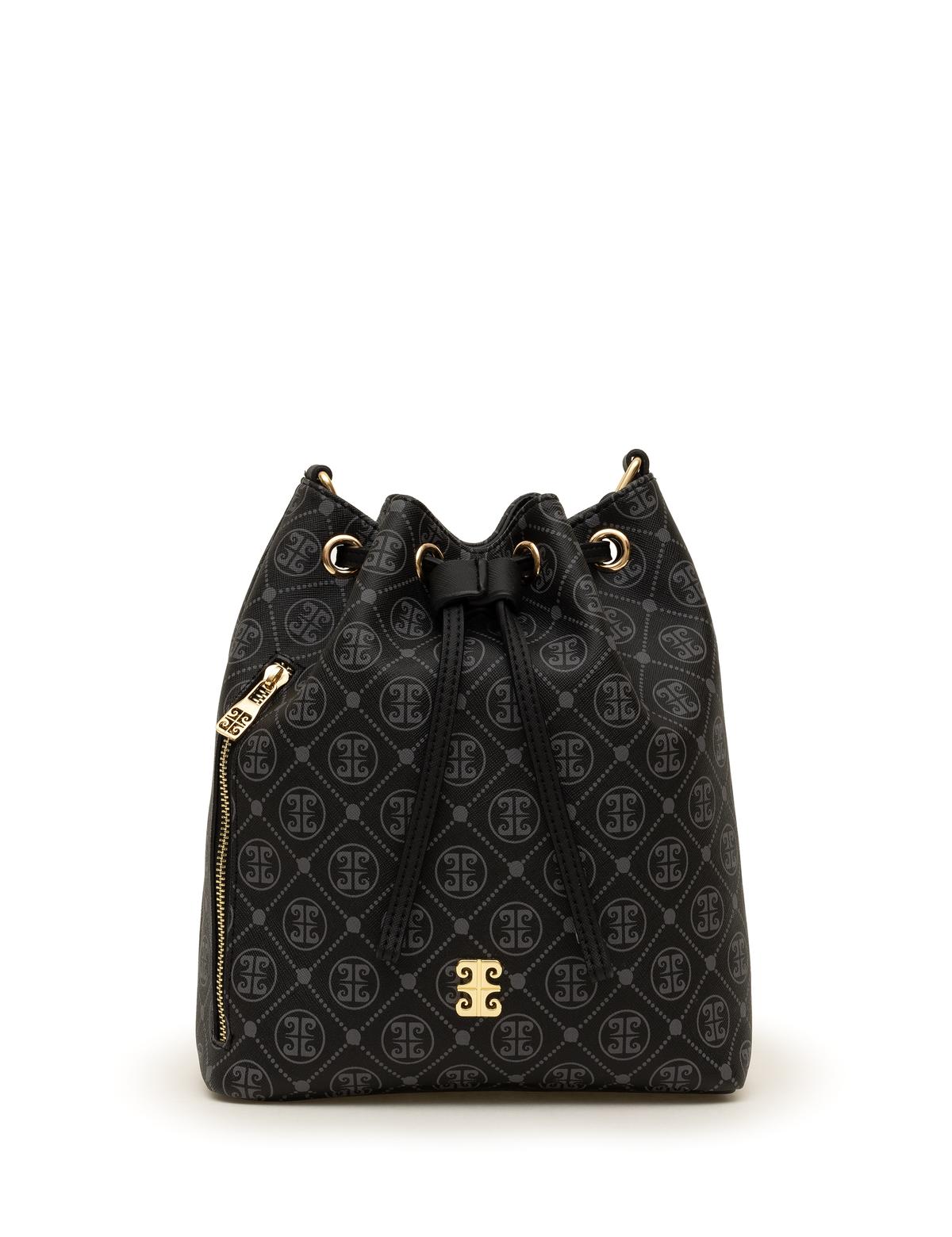 Siyah Büzgülü Çanta - 50297738001