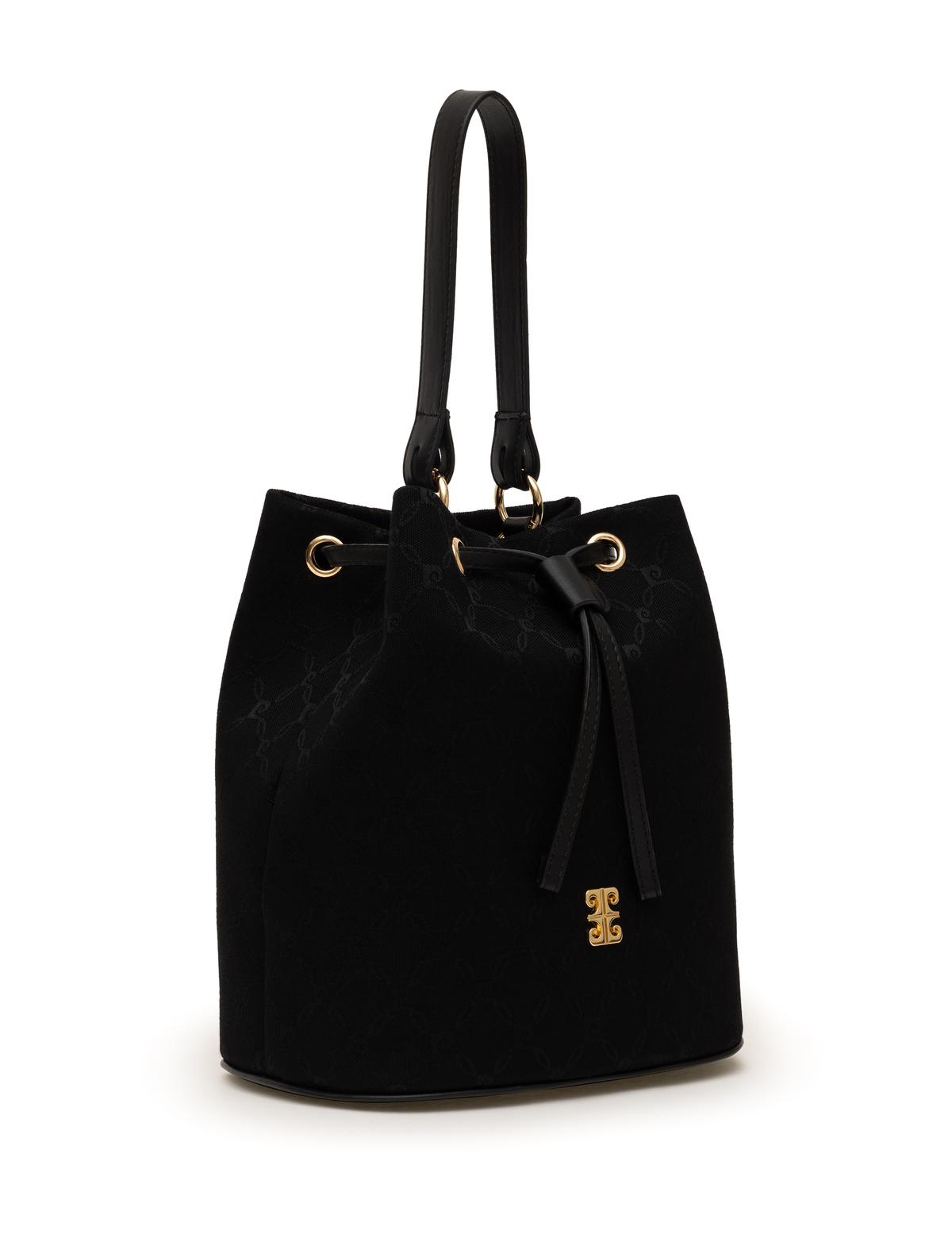 Siyah Büzgülü  Çanta - 50297645001