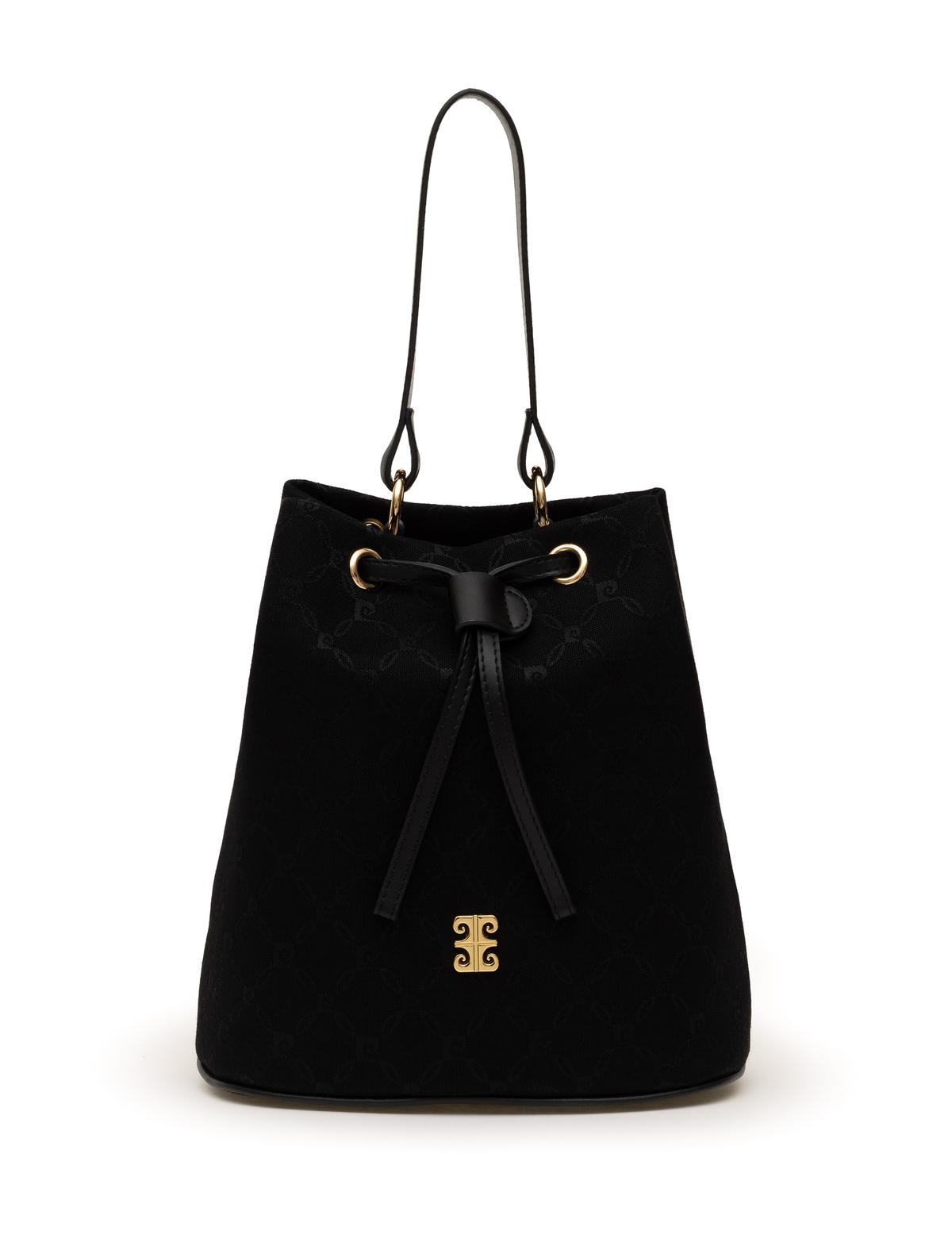 Siyah Büzgülü  Çanta - 50297645001