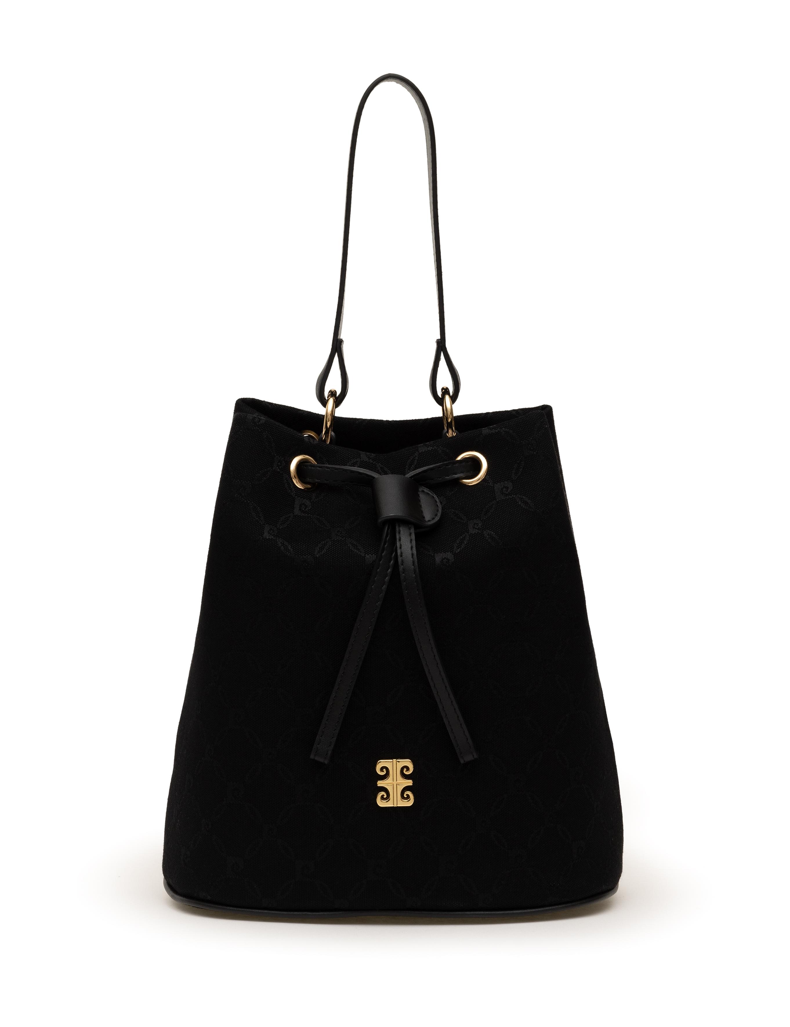 Siyah Büzgülü  Çanta