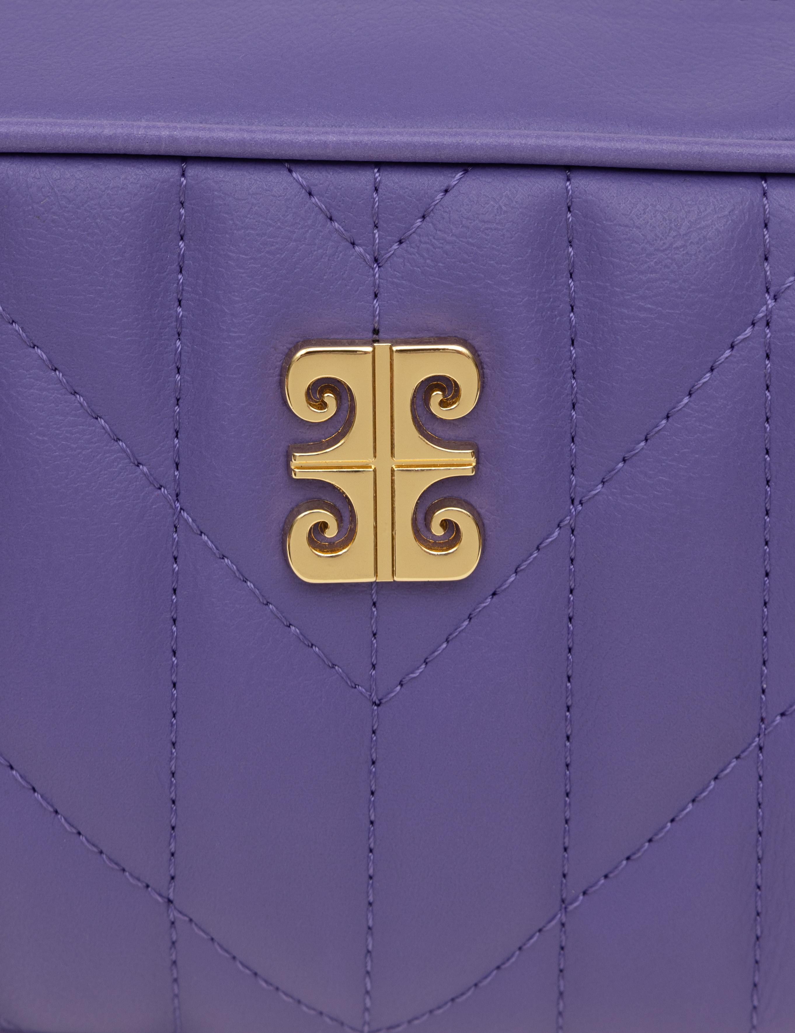 Eflatun Omuz Çantası