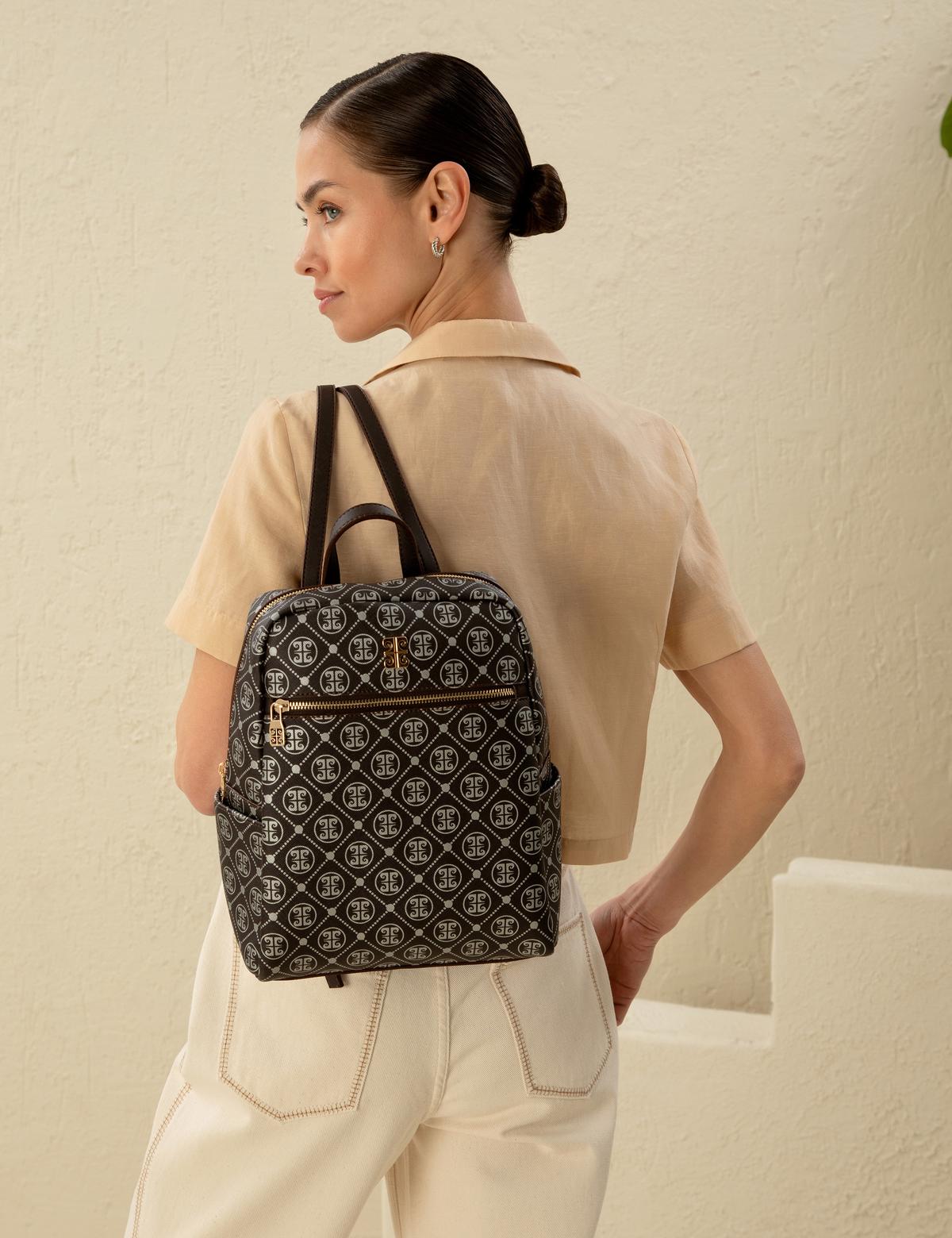 Kahverengi Sırt Çantası