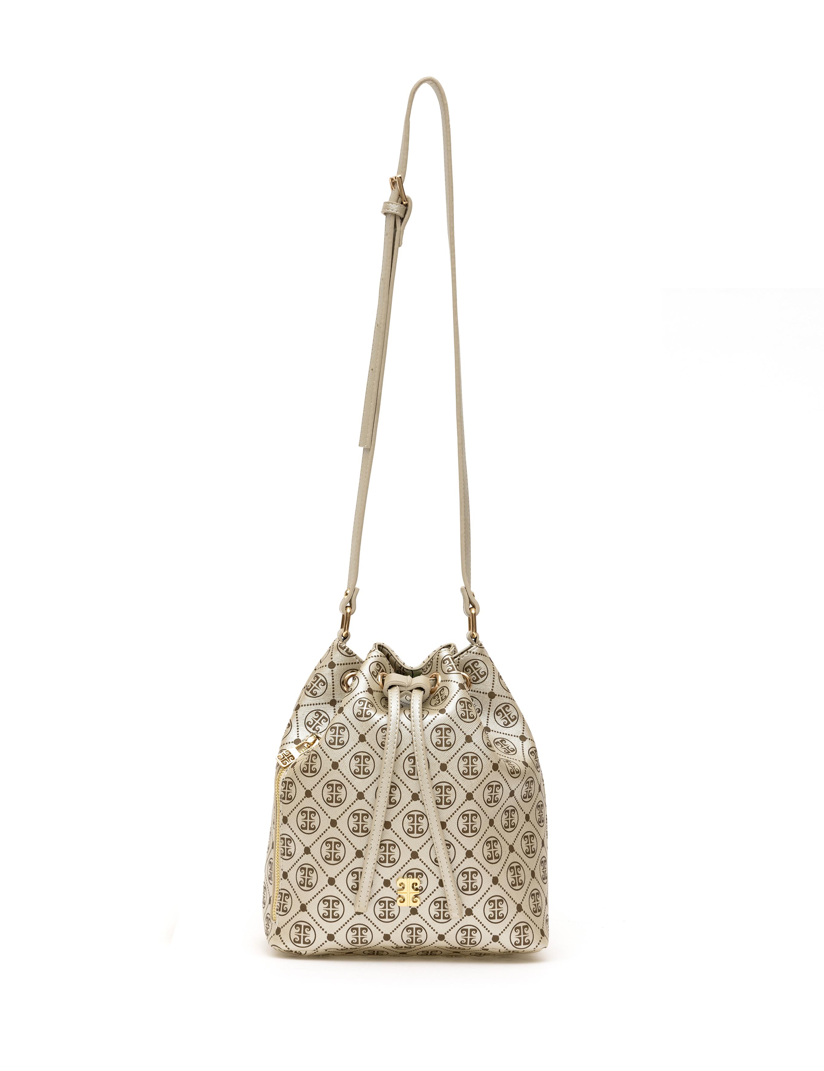 Altın Büzgülü Çanta