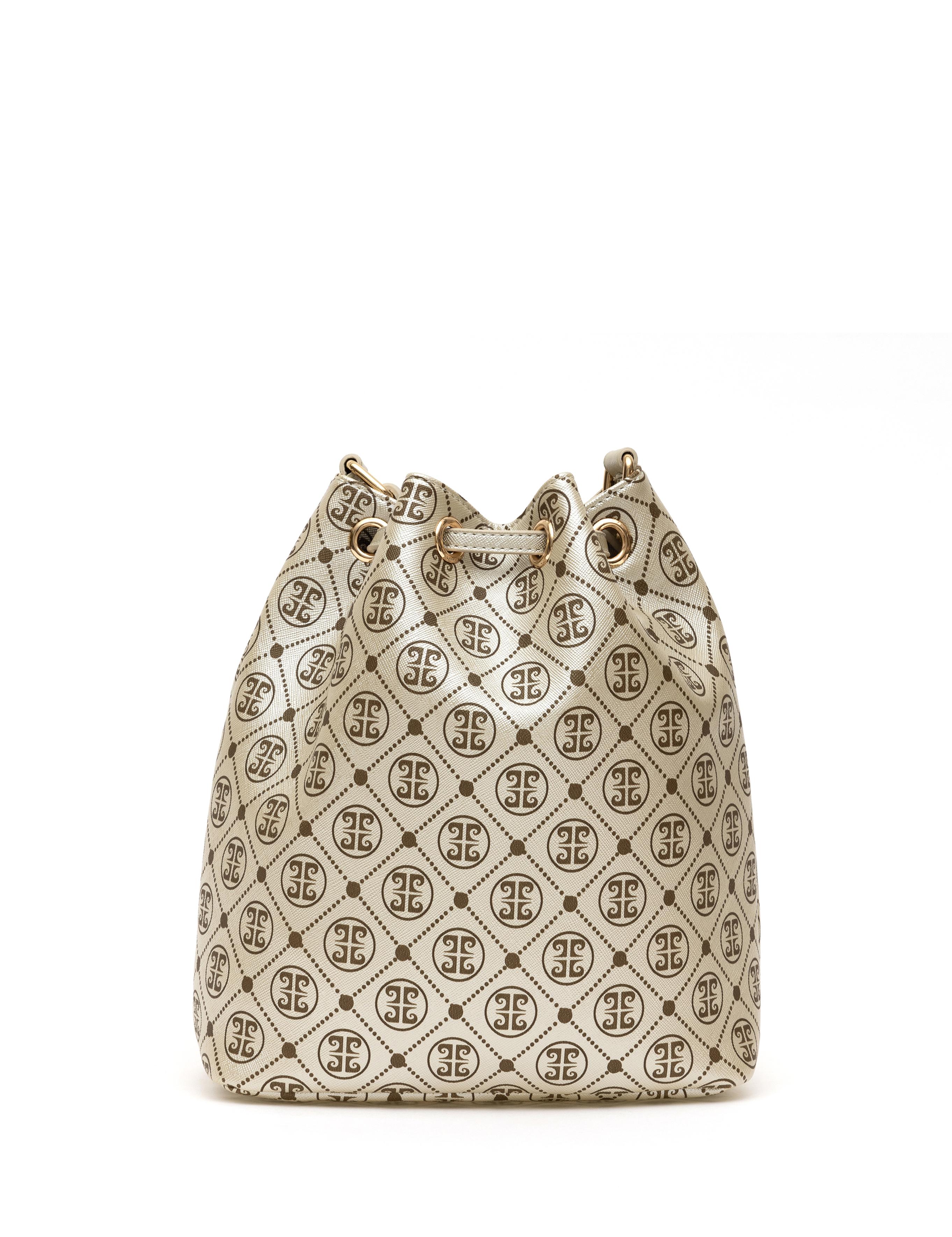 Altın Büzgülü Çanta