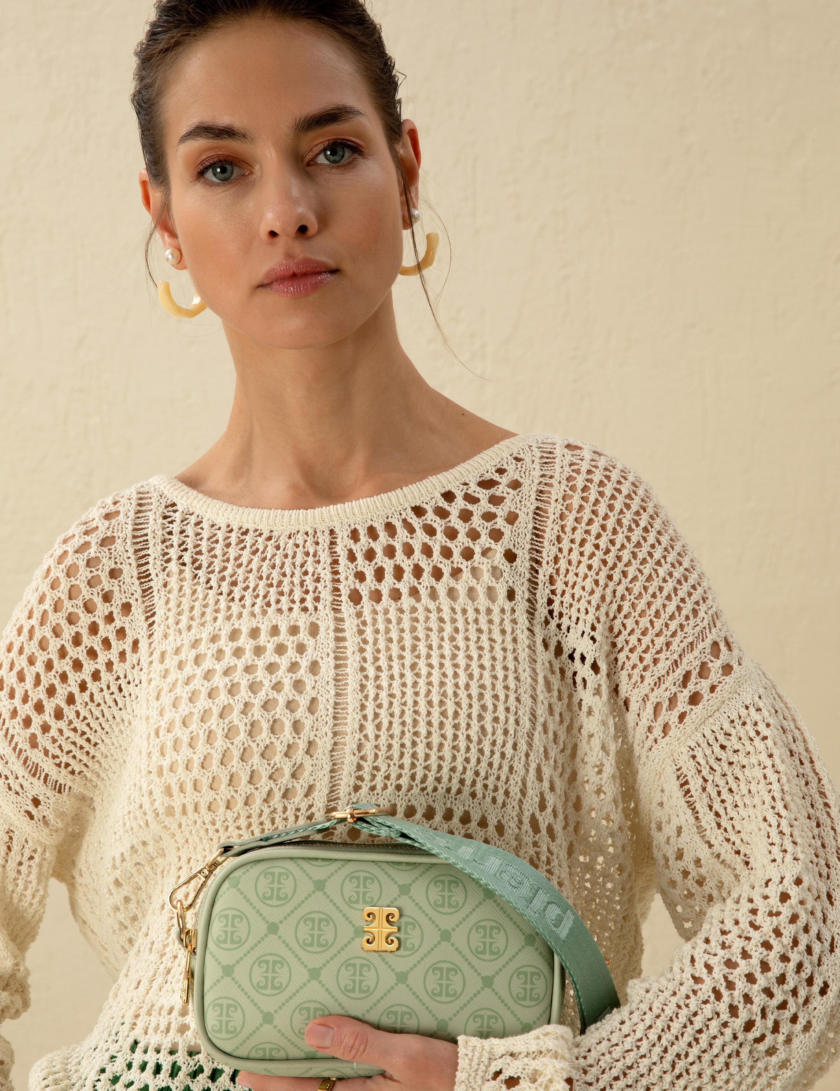 Yeşil Çapraz Çanta