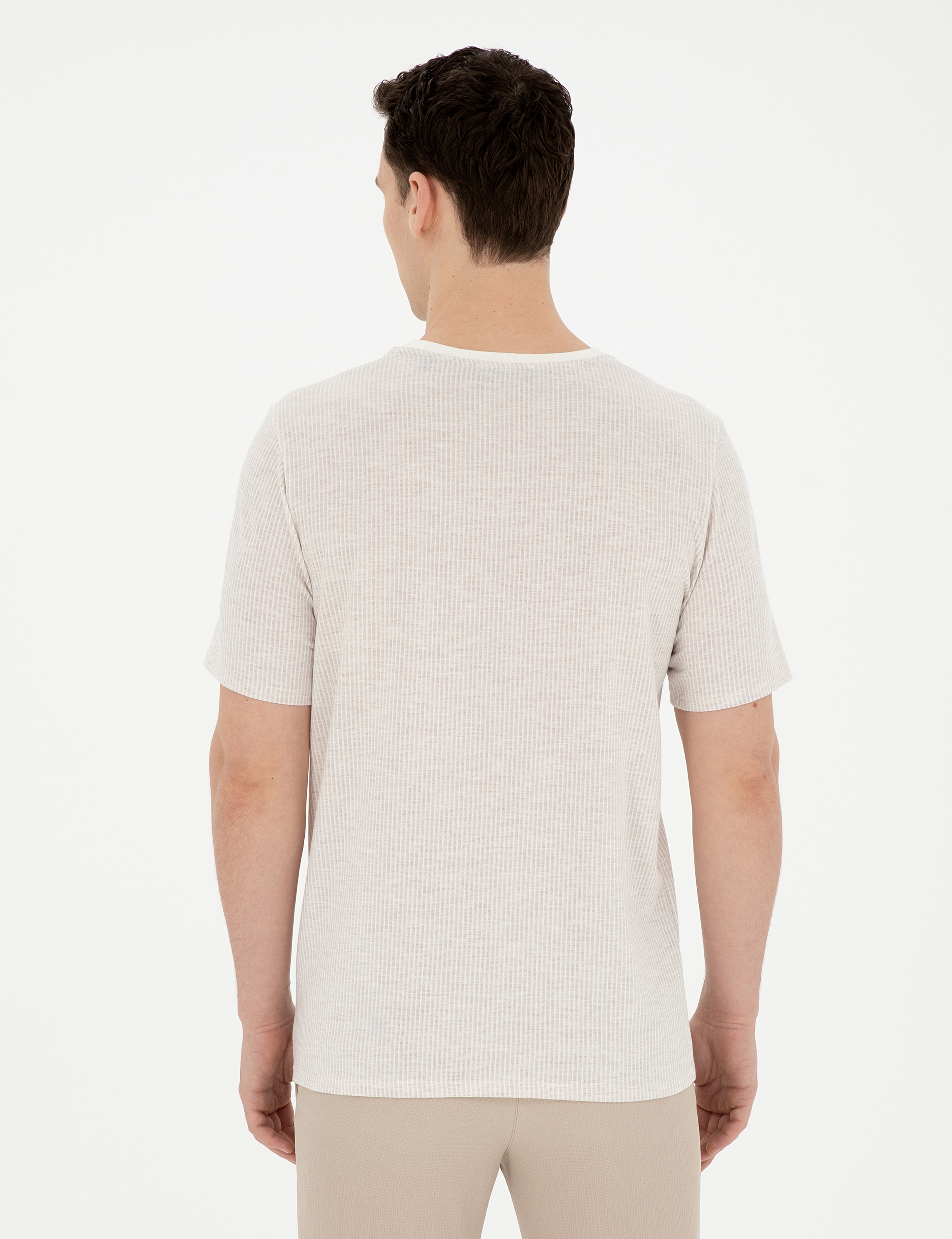 Taş Regular Fit Bisiklet Yaka Tişört