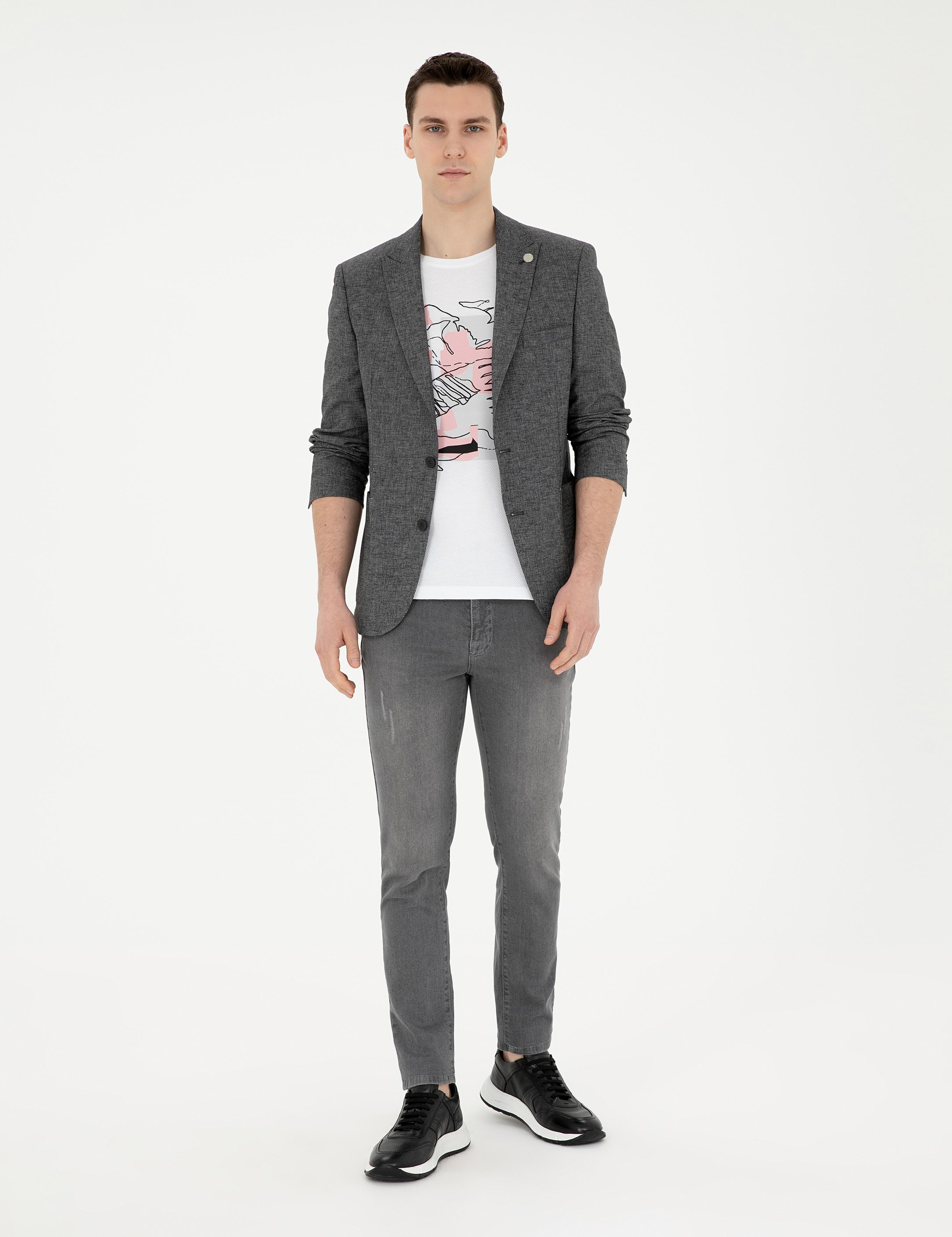 Antrasit Ex. Slim Fit Ceket