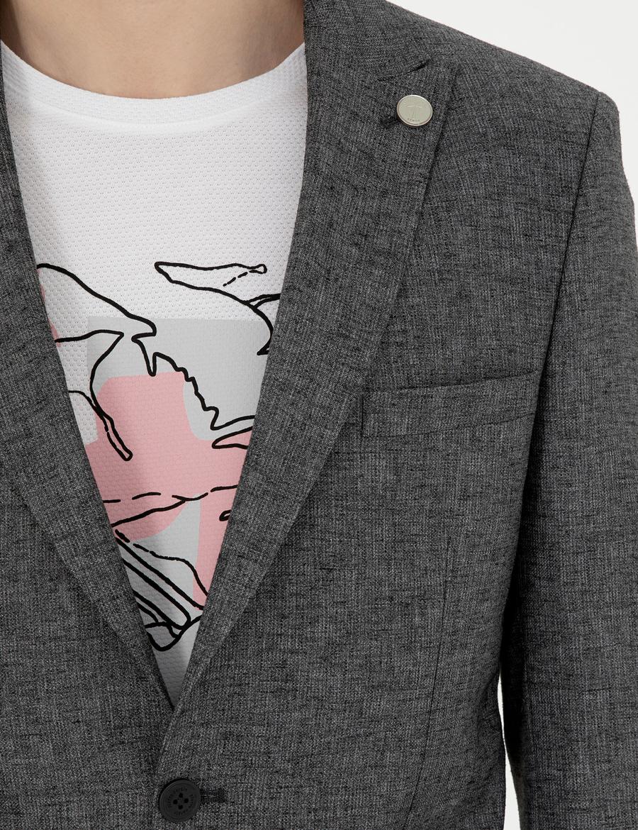 Antrasit Ex. Slim Fit Ceket