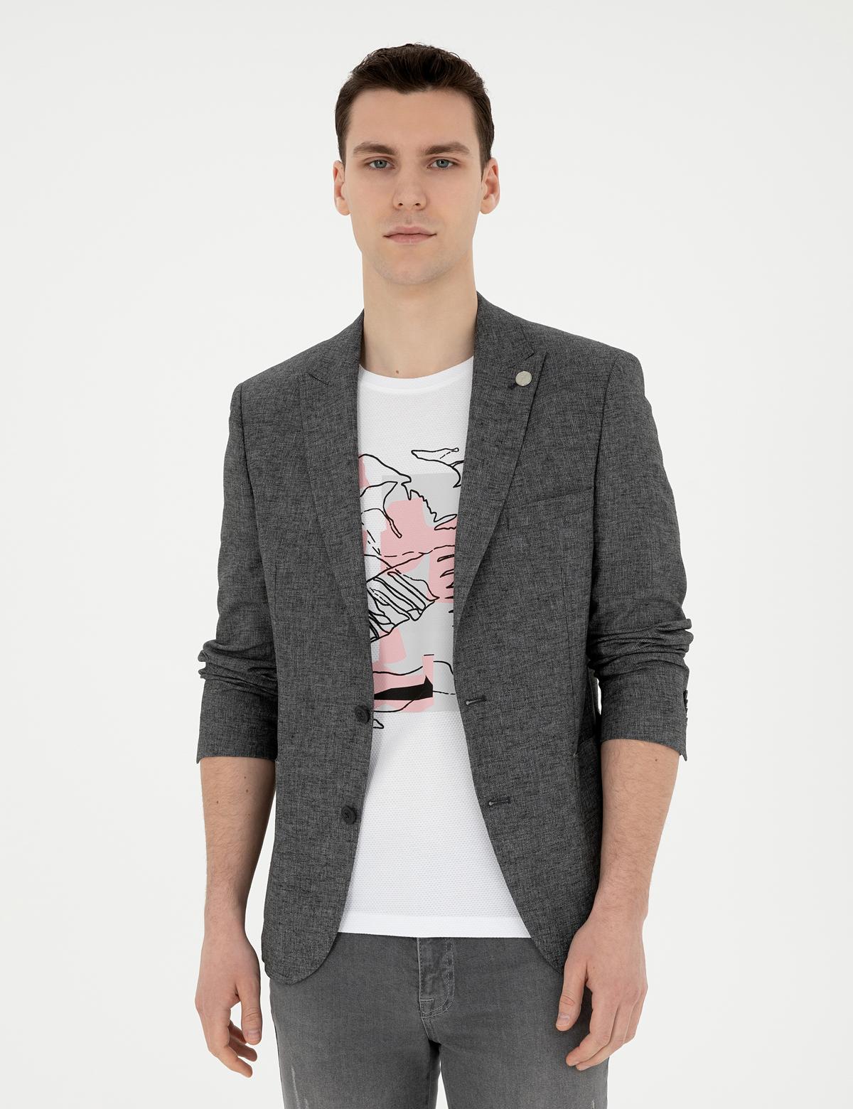 Antrasit Ex. Slim Fit Ceket