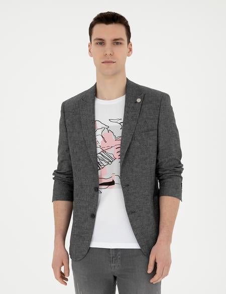 Antrasit Ex. Slim Fit Ceket - 50285244185