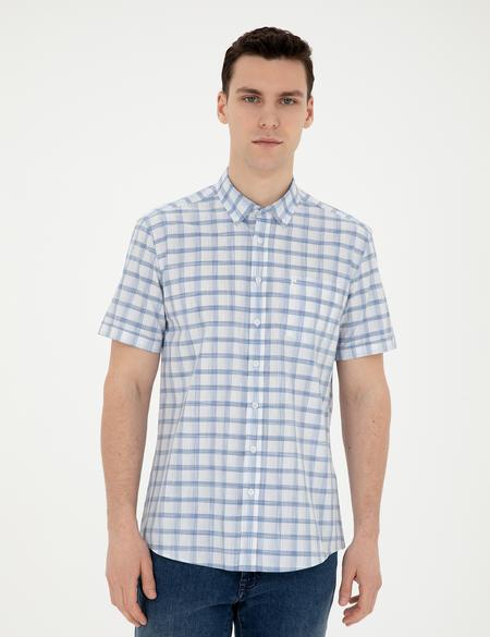 Saks Regular Fit Kısa Kollu Gömlek - 50288566018