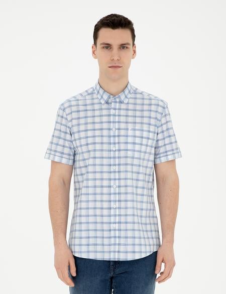 Saks Regular Fit Kısa Kollu Gömlek - 50288566018