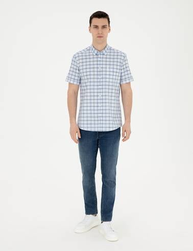 Saks Regular Fit Kısa Kollu Gömlek