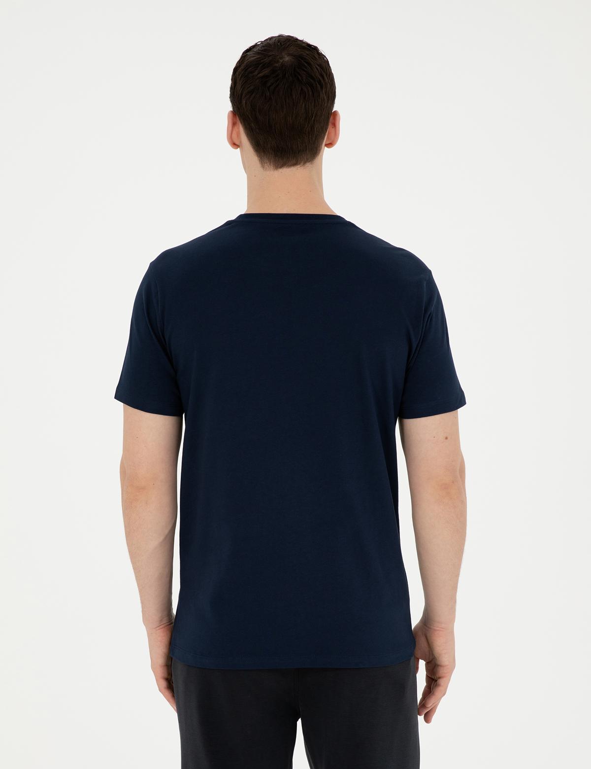 Lacivert Regular Fit Tişört - 50285220025