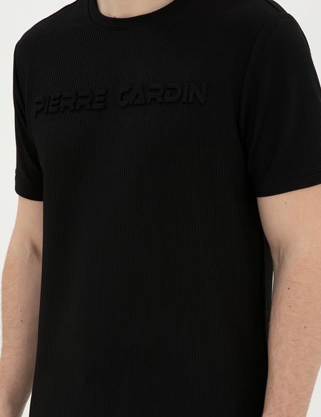 Siyah Regular Fit Tişört - 50282061013