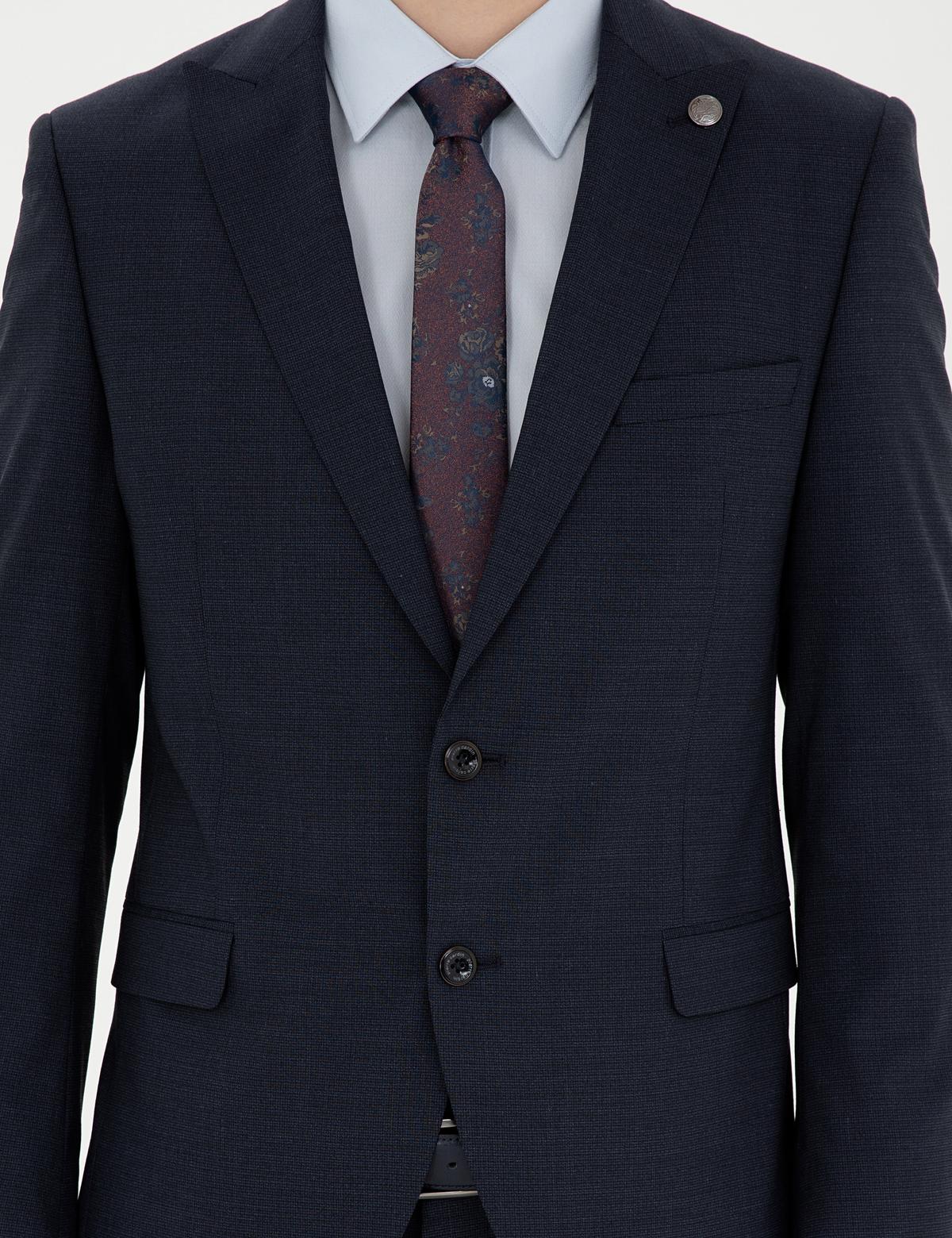 Lacivert Ex. Slim Fit Takım Elbise - 50285278005