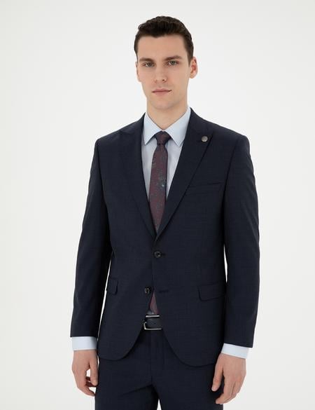 Lacivert Ex. Slim Fit Takım Elbise - 50285278005