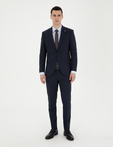 Lacivert Ex. Slim Fit Takım Elbise - 50285278005