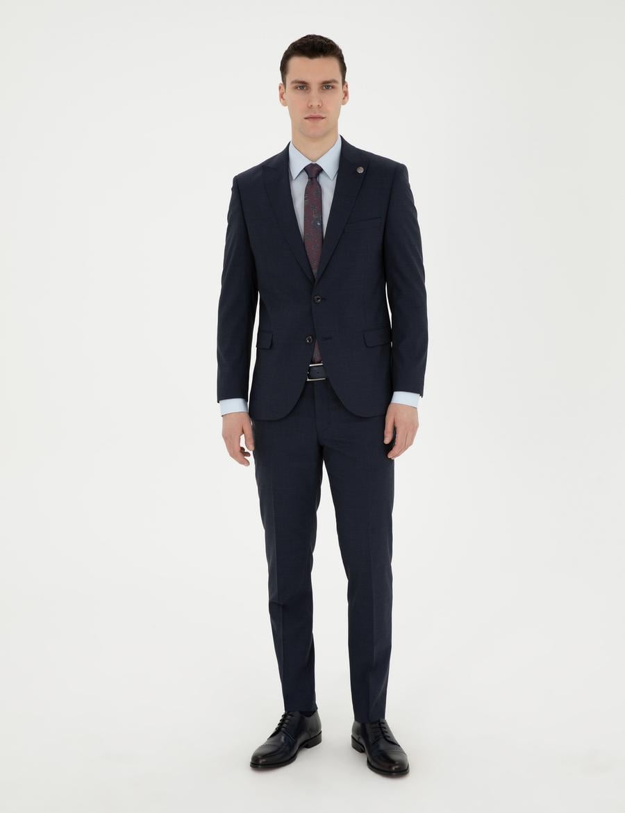 Lacivert Ex. Slim Fit Takım Elbise