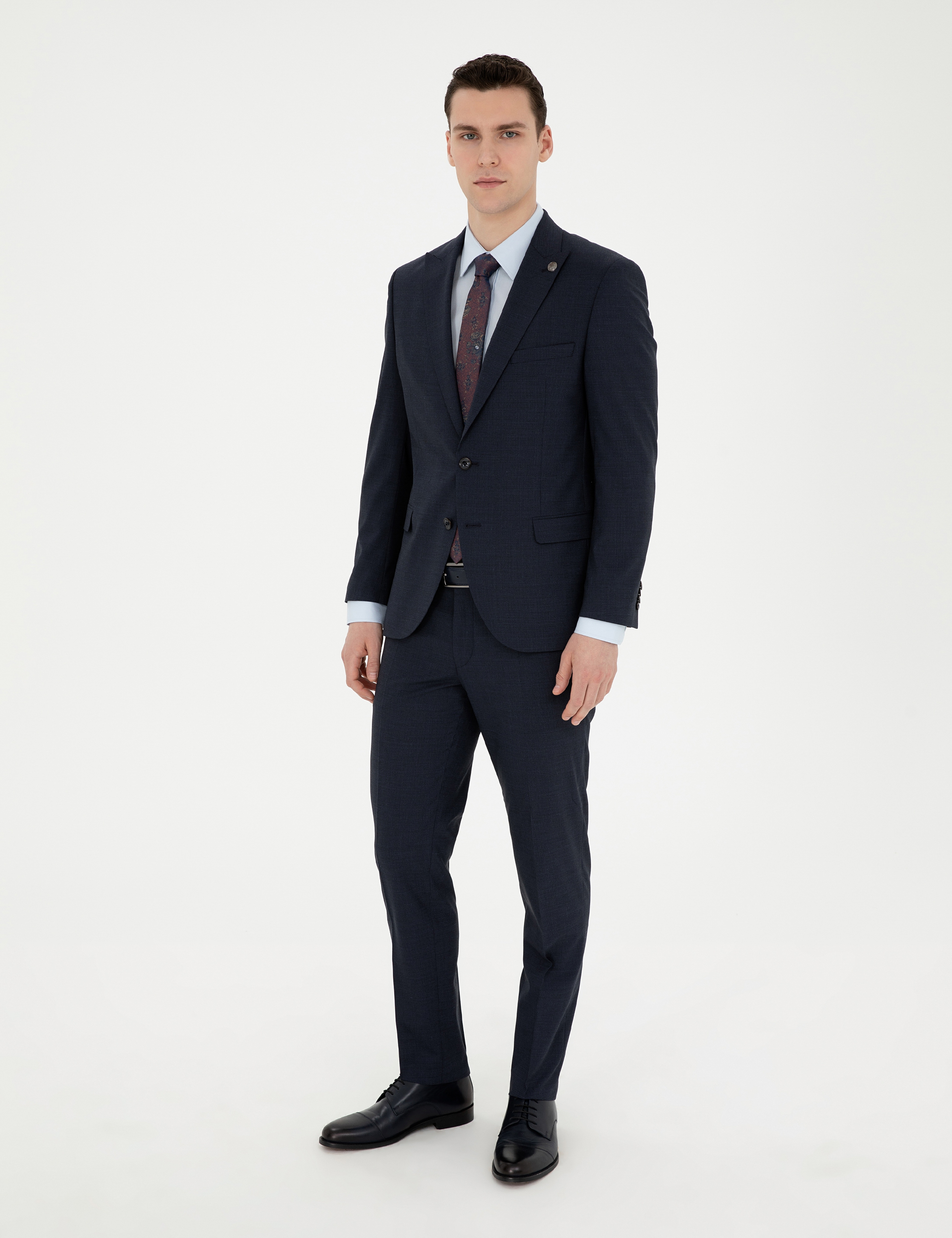 Lacivert Extra Slim Fit Takım Elbise - Image 4
