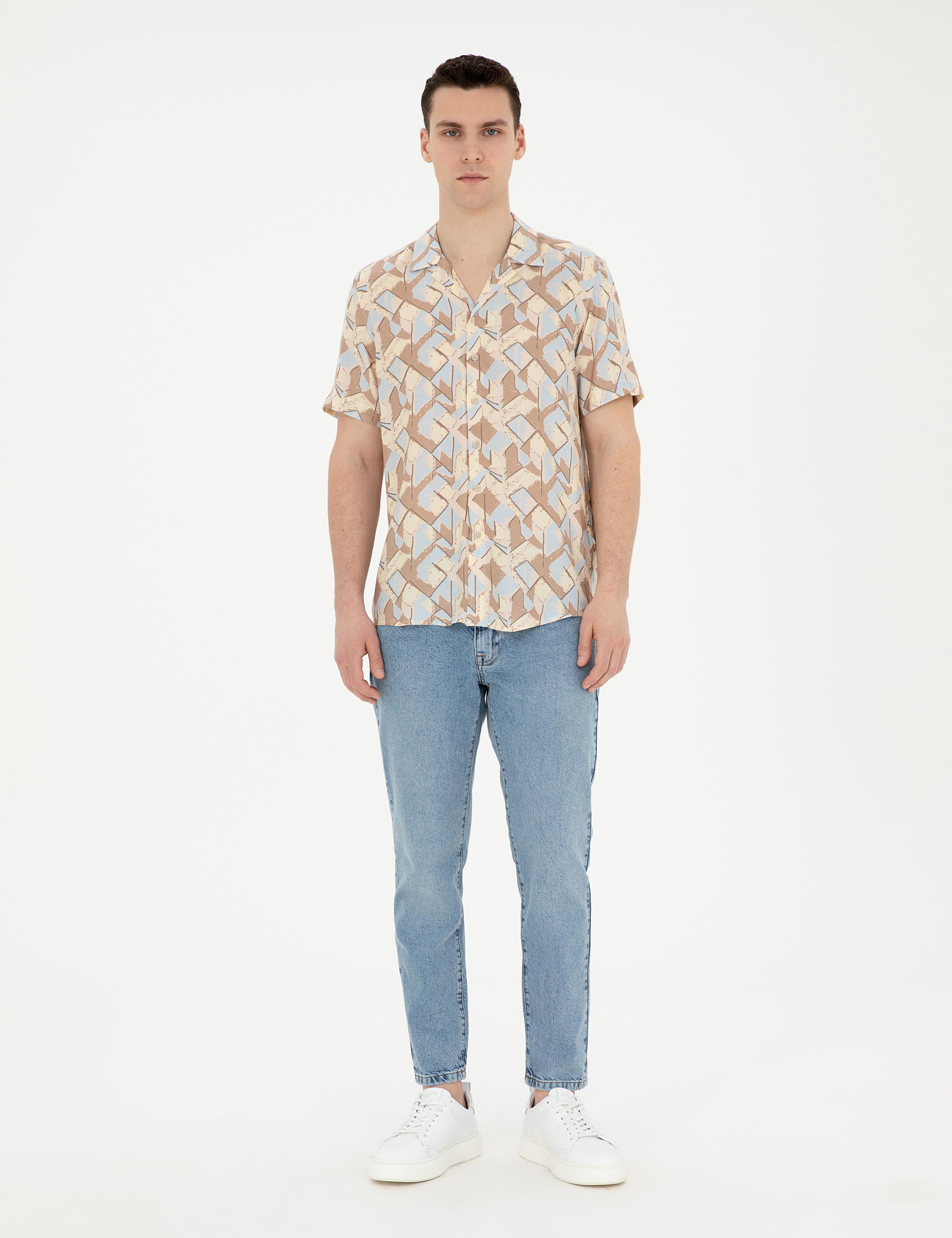 Limon Comfort Fit Kısa Kollu Gömlek