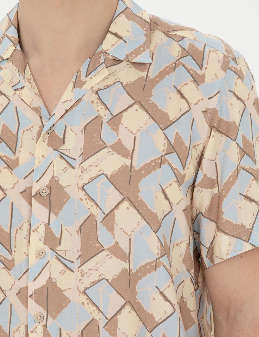 Limon Comfort Fit Kısa Kollu Gömlek