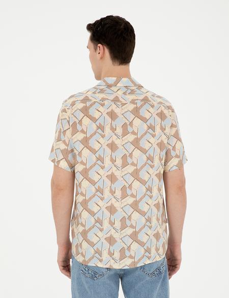 Limon Comfort Fit Kısa Kollu Gömlek - 50283485019