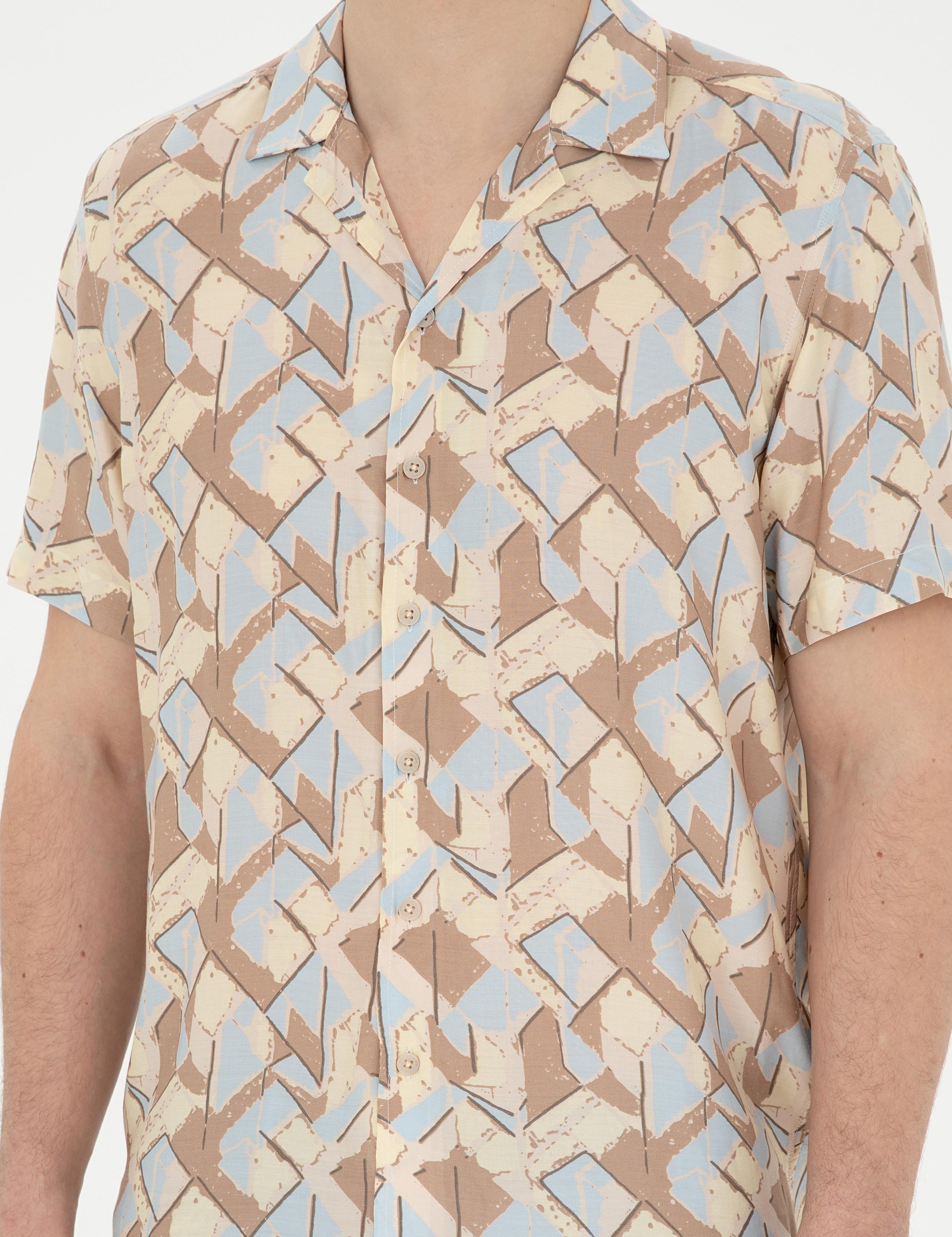 Limon Comfort Fit Kısa Kollu Gömlek