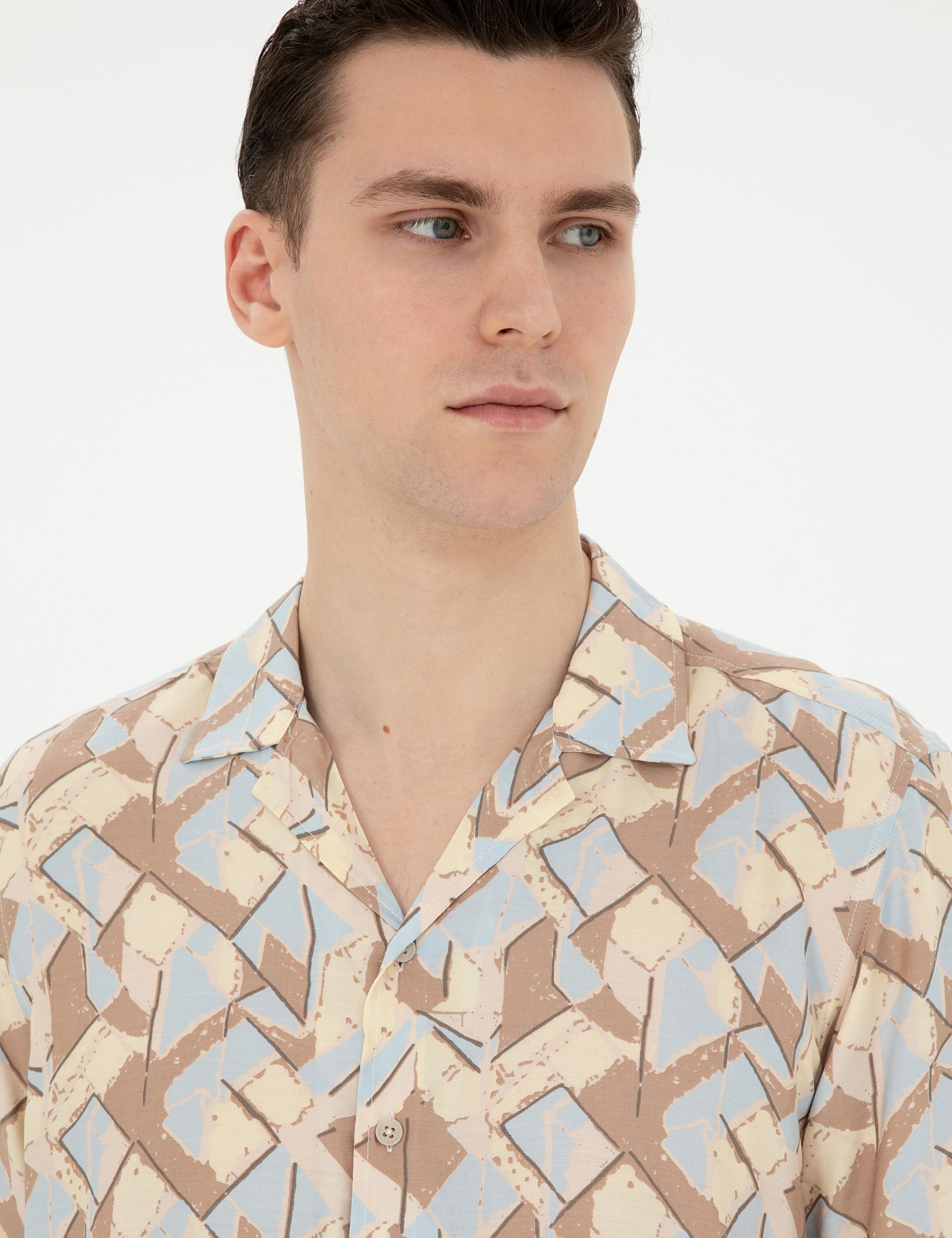 Limon Comfort Fit Kısa Kollu Gömlek