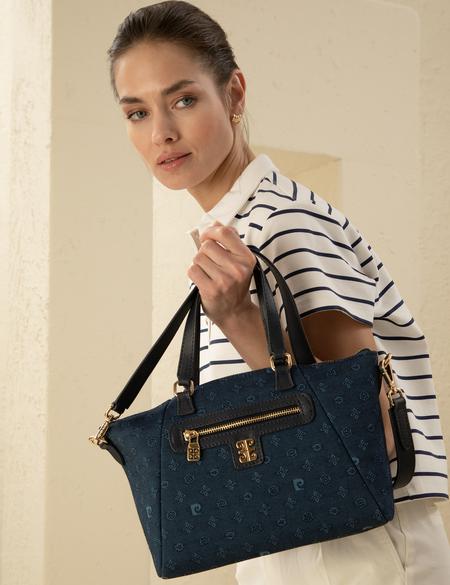 Denim Omuz Çantası - 50297604004