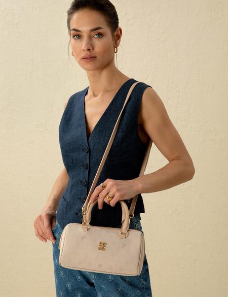 Bej Omuz Çantası - 50297607004