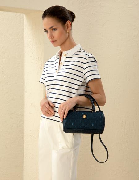 Denim Omuz Çantası - 50297607002