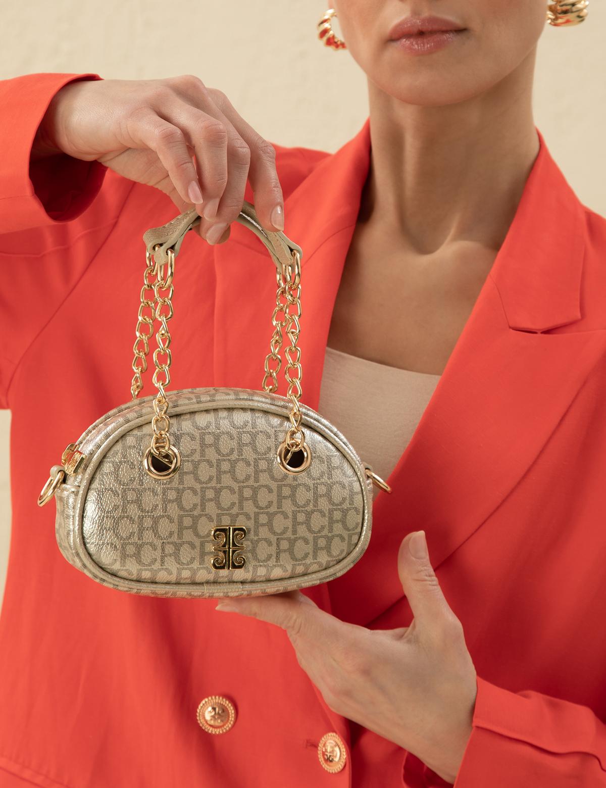 Altın Çapraz Çanta - 50297698001