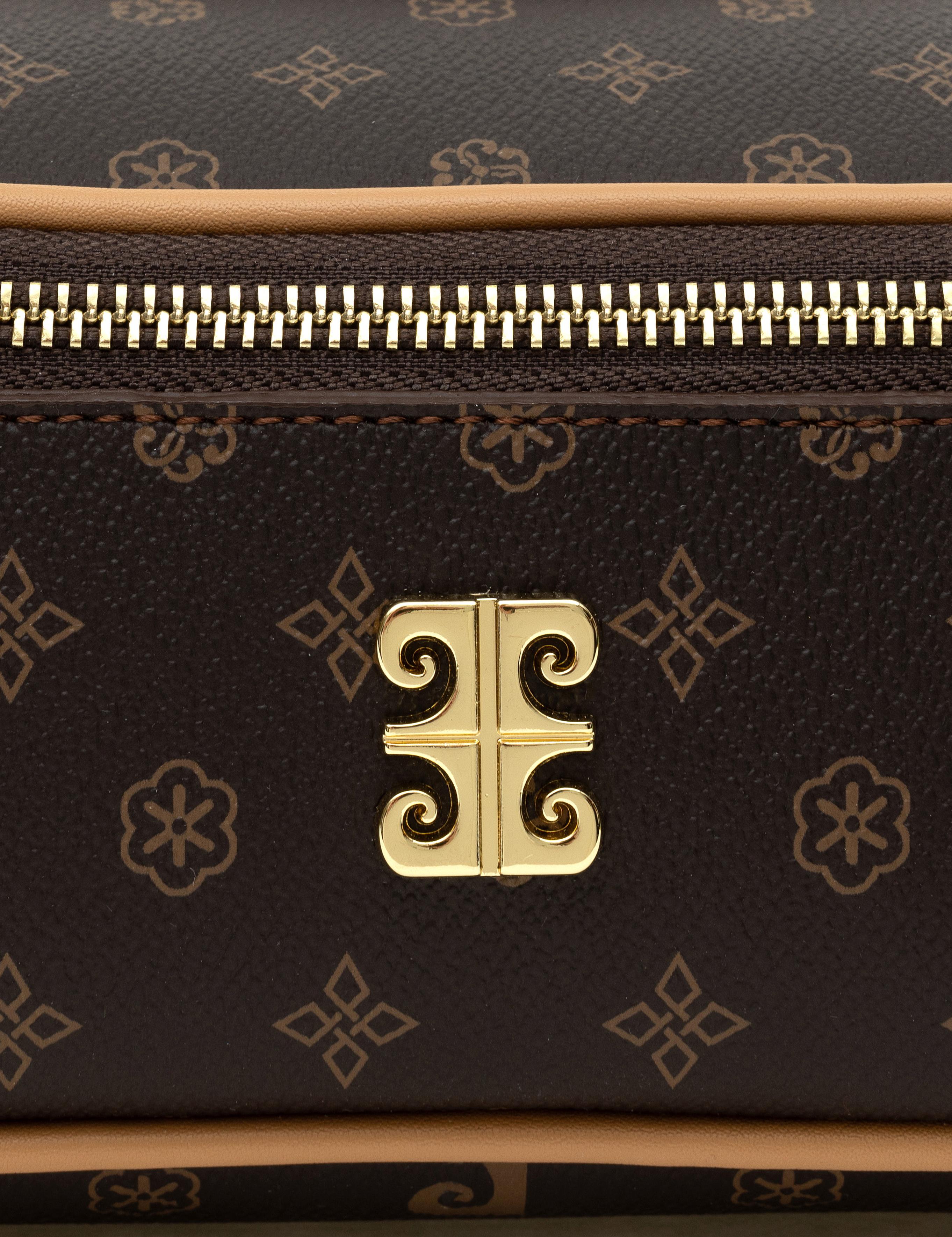 Kahverengi Makyaj Çantası