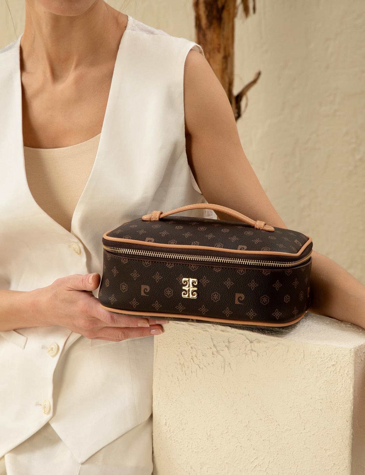 Kahverengi Makyaj Çantası - 50297719002