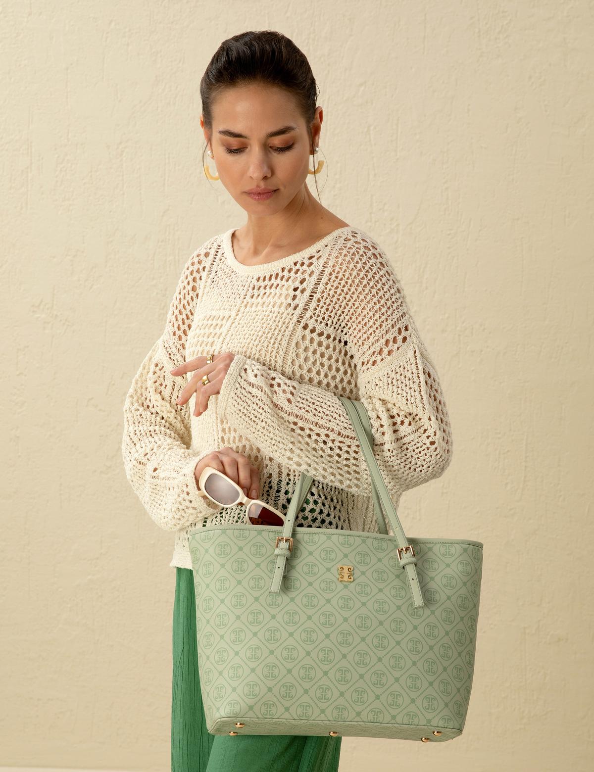 Yeşil Omuz Çantası - 50297733002